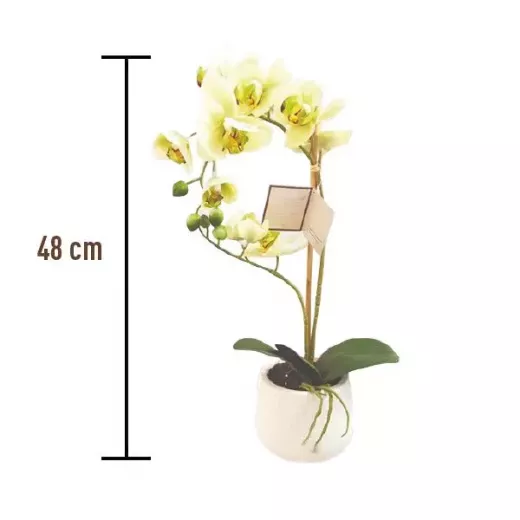 Nova home artificial flower arrangement, green color, 48 cm