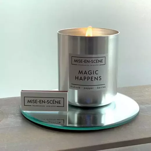 Ambientair mise en scented candle, magic happens scent, 300 gram
