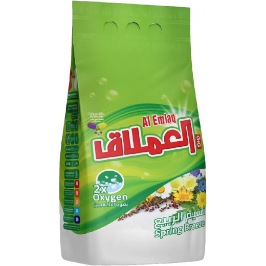 Al Emlaq Detergent Powder - Automatic - 25 kg - Spring breez - Bag