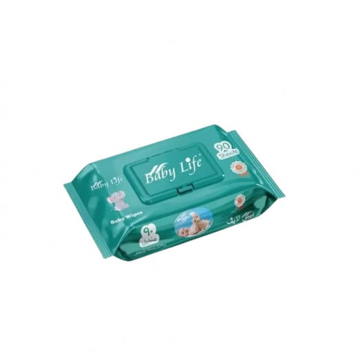 Baby life wipes fresh and sterile 90 sheets 1*12