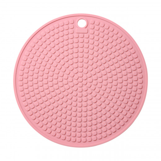 Vague Silicone Round Non-Skid Insulated  Pink