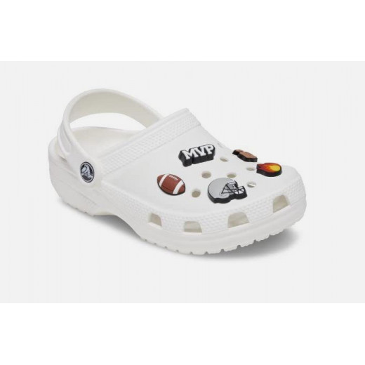 Crocs Jibbitz Symbol Shoe Charms for Crocs Foortball Star 5 Pack