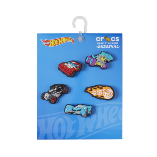 Crocs Jibbitz Symbol Shoe Charms for Crocs Hot Wheels 5 Pack
