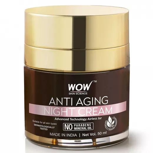 Wow Skin Science Anti Ageing Night Cream,50ml
