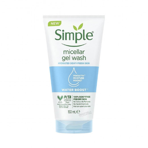 Simple Micellar Facial Gel Wash, 150 ml, 2 Packs