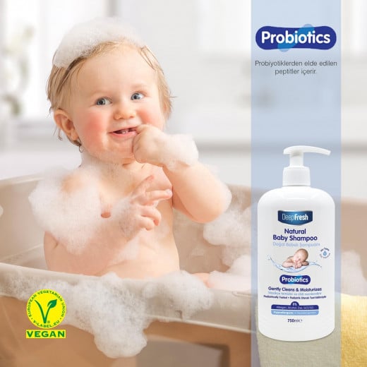 Deep Fresh Probiotic Natural Baby Shampoo, 750 ml, 2 Packs