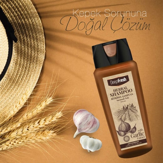 DeepFresh Hair Shampoo With Garlic Extract 500 Ml, 3 Packs