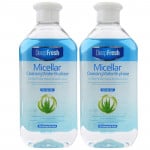 Deep Fresh Micellar Makeup Cleansing Water, 400 ml, 2 Packs