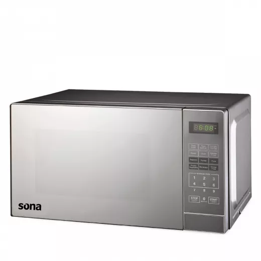 Sona Microwave 22 L Silver with mirror Glass 700 W