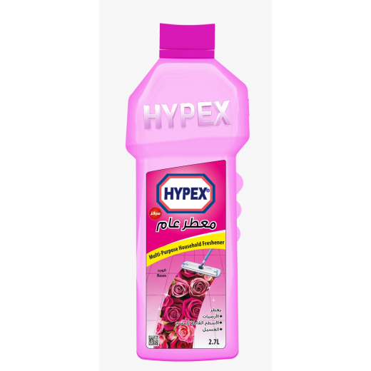 Hypex Floor freshener, 2700 ml, pink, with scent of roses