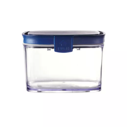 Square Airtight Food Container Jar 660 ml, Blue