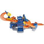 Hot Wheels Color Shifters Flame Fighter Playset