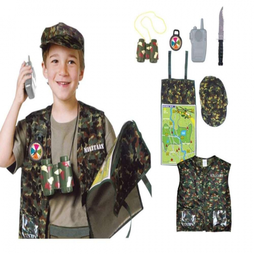 مجموعة أزياء الأطفال الخاصة بالقوات العسكرية من كاي كوستيومز