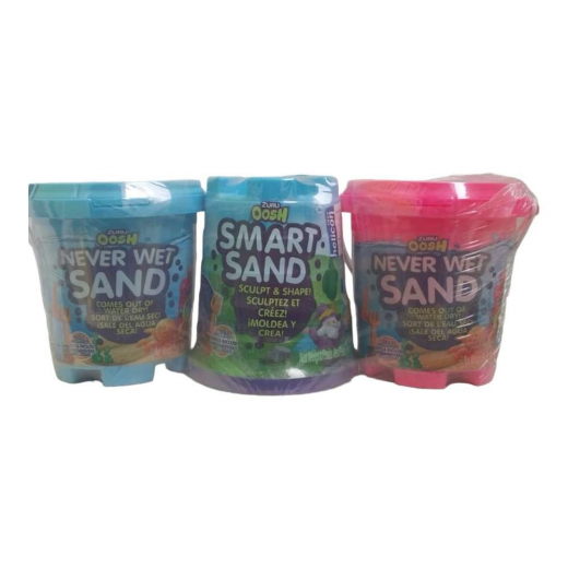 Zuru | OOSH Smart Sand | Never Wet Sand | 3-Pack | Random Colors