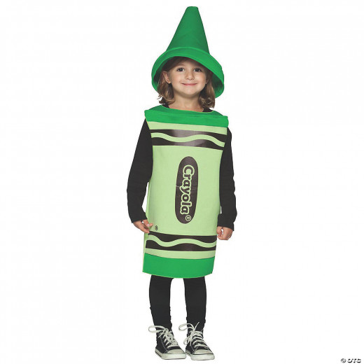 K Costumes | Crayola Crayon Kids Costume | Green