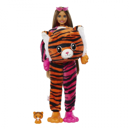 Barbie | Cutie Reveal Jungle Series Doll | Tiger