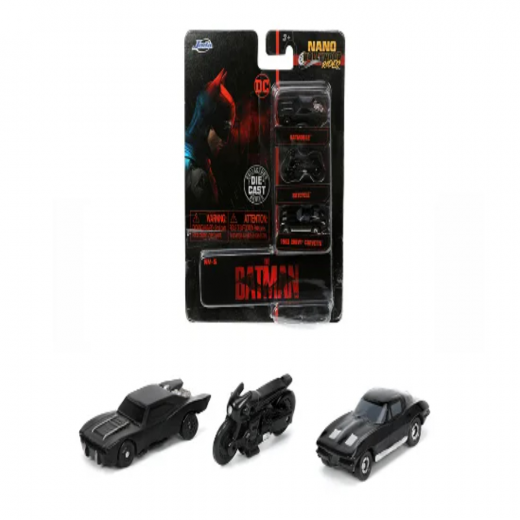JADA | Batman 3 Pack Nano Cars