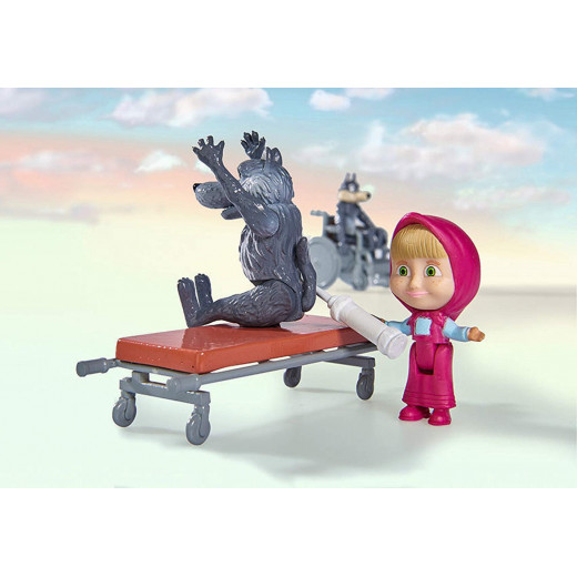 Simba | Masha And The Bear Ambulance Playset
