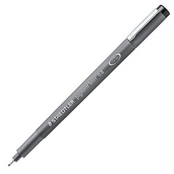 ستيدلر - قلم تحديد 0.8 - أسود