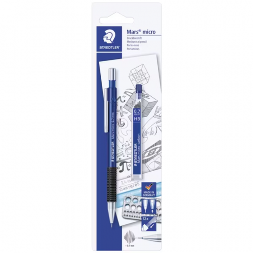 Staedtler Mars Micro Mechanical Pencil 0.7mm with Leads