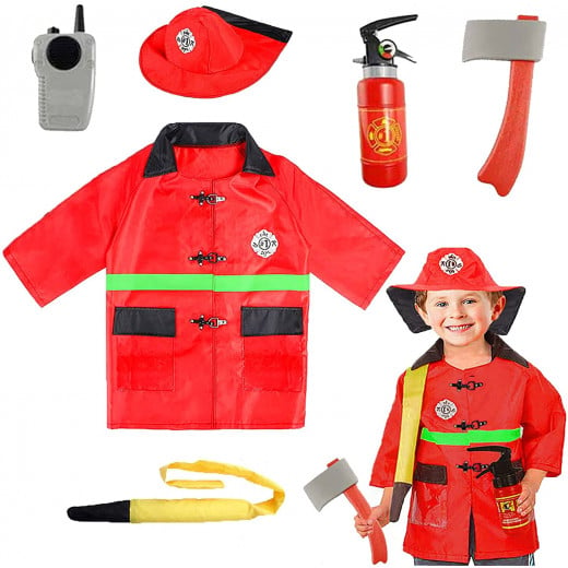 K Costumes | Firefighter Fireman Costume For Child Role Playing Halloween