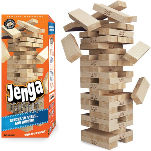 k toys | jenga giant genuine hardwood game