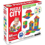Dede | Puzzle City 3d Building And Design Blocks | 64 pcs