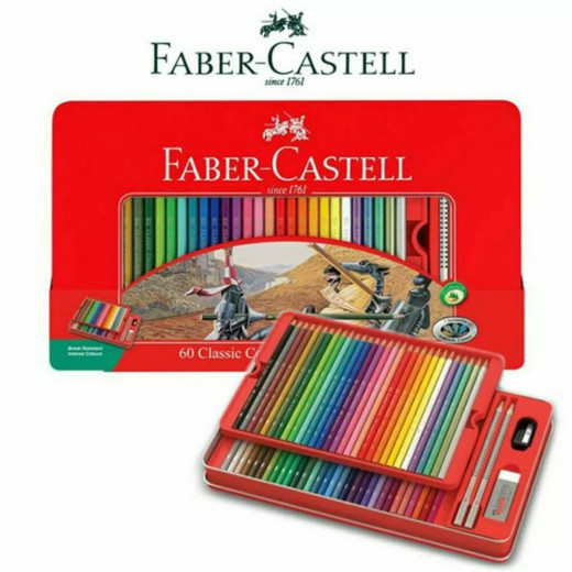 Faber Castell | Classic Color Pencil Sketch Set | Set Of 60