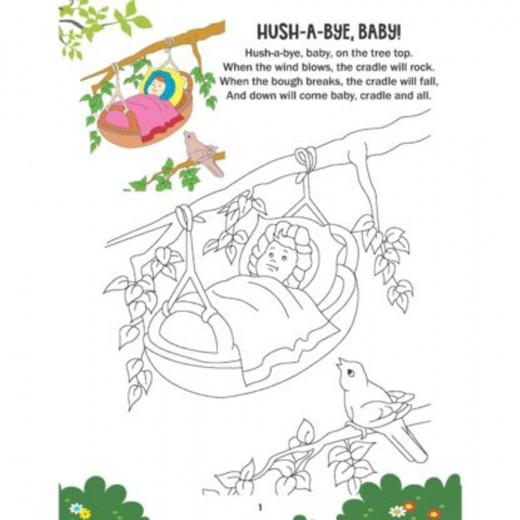 Dreamland Creative Coloring Book Nursery Rhymes