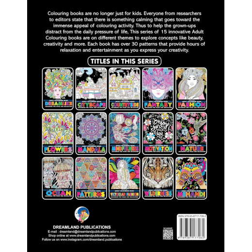 Dreamland  Patterns Coloring Book for Adults