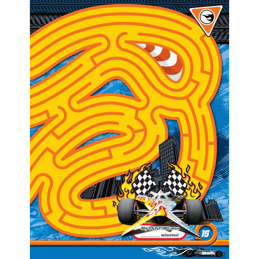Dreamland Hot Wheels Activity Book with Stickers