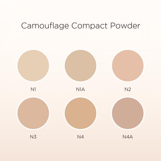 Coverderm Compact Powder Shade 1 Normal Skin 10g