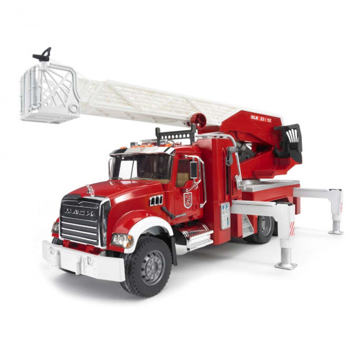Bruder  Mack Granite Fire Engine Truck w/ Working Water Pump, Lights & Engine Sounds