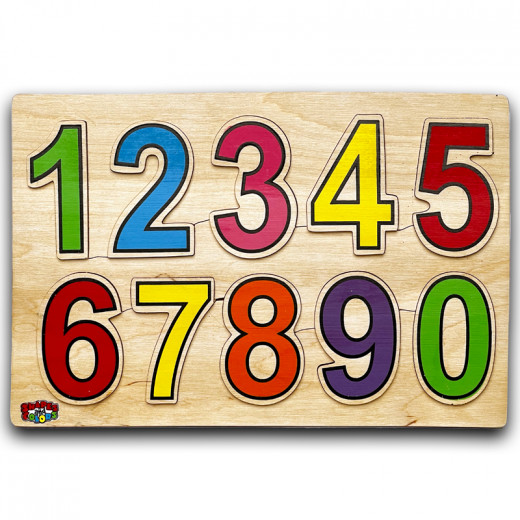 English numbers puzzle game