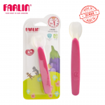 Farlin Silicone Spoon, Baby Pink