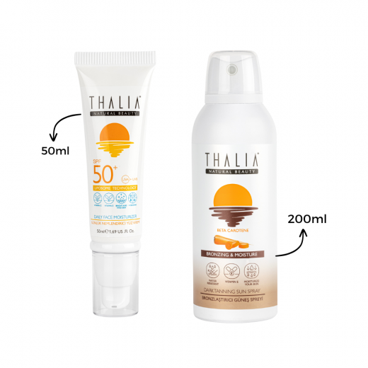Thalia Summer Kit Sunscreen 50ml + Sun Tanning Carrot Oil Spray 200ml
