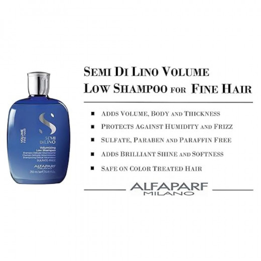 Alfaparf Milano Semi Di Lino Volume Shampoo For Fine Hair 250 ml