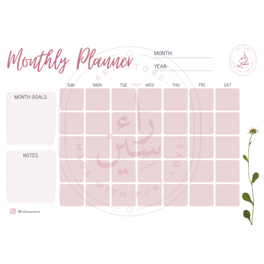 Magnetic monthly planner, A3, 3pieces