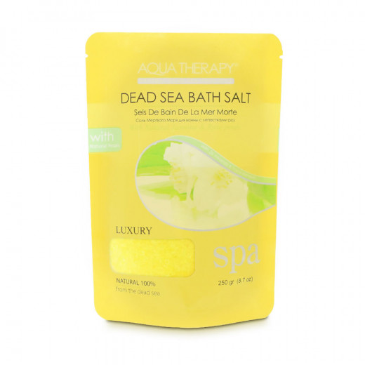 Aqua Therapy Bath Salt With Rose Petals And Essential Oils (Jasmin), 250g
