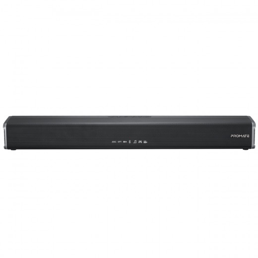 Promate Castbar-60 Soundbar with Slim Design 60W Multipoint Pairing and Remote Control