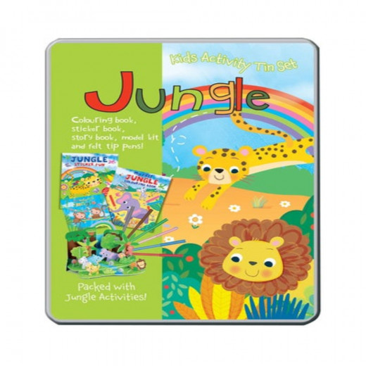 jungle kids activity tin set