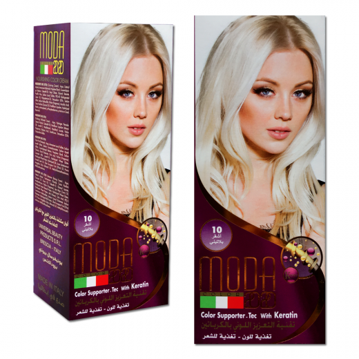 Moda Hair Color - No. 10 Platinum Blond
