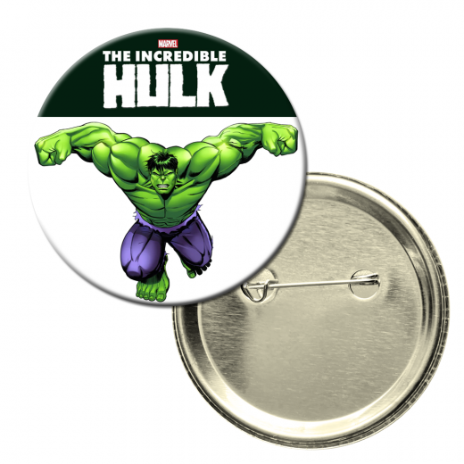Button badge - Hulk - style 2