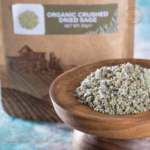 Organic Crushed Dried Sage | 40g