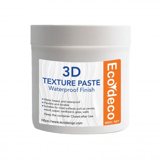 Ecodeco 3D drawing paste for artistic paintings, weight 800 grams